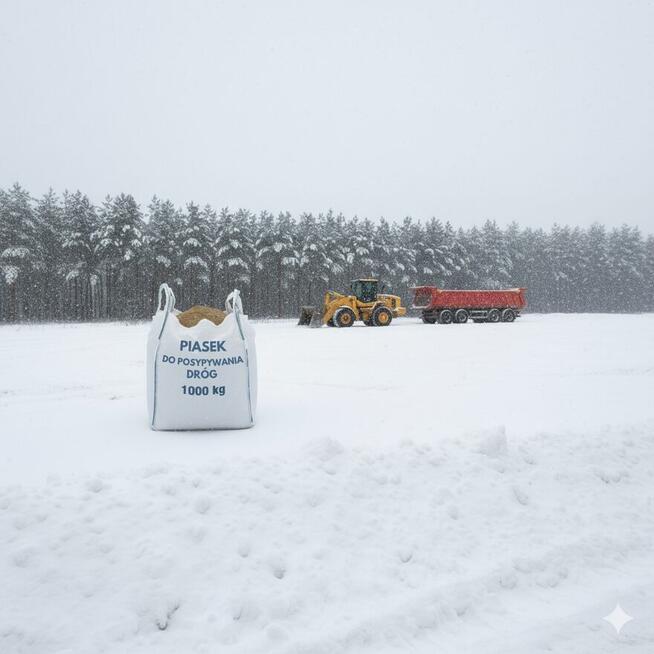 ZIMA! PIASEK DO DRÓG 1TONA BIG BAG DOSTAWA GRATIS!!! 370 zł