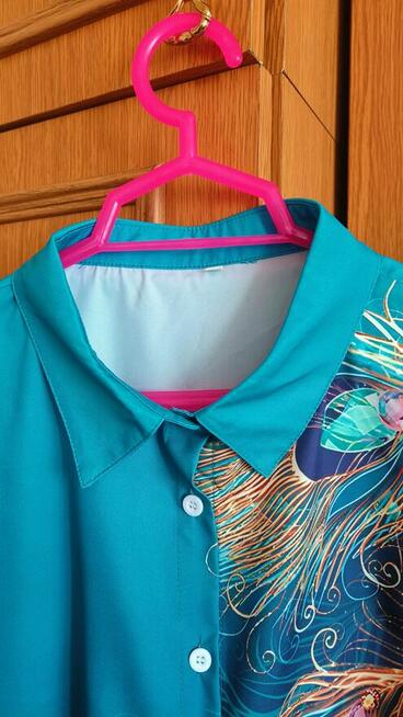 Bluzka koszulowa, nowa,XXL