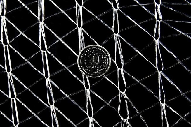 Siatka rękaw do pakowania choinek drzewek 45cm 300m biała mo