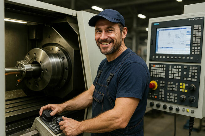 CNC: Tokarz, Frezer, laser, prasa krawędziowa - Niemcy, Hola