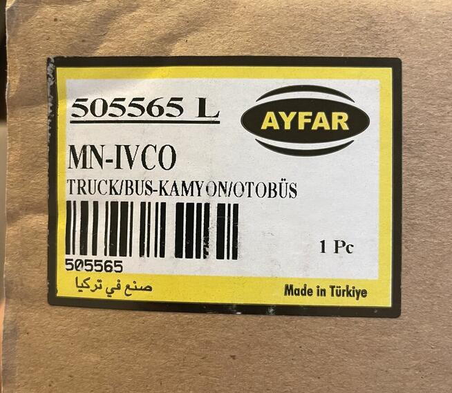 Reflektor MAN F90, IVECO PRAWY 505565 L