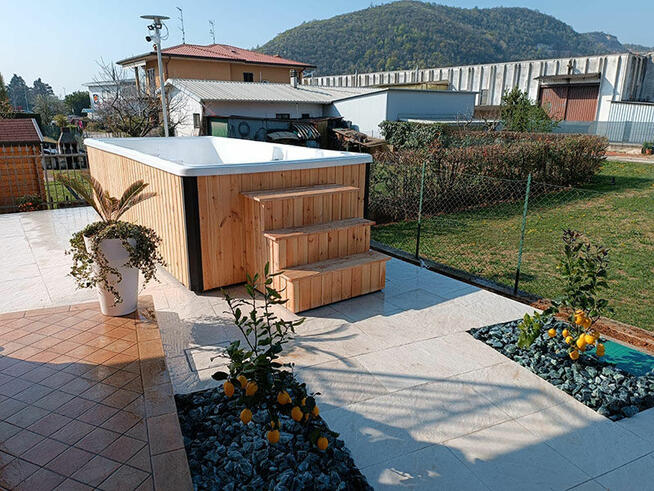 Basen wolnostojący Basen Jacuzzi ogrodowe SWIMSPA KONGO 4,8m