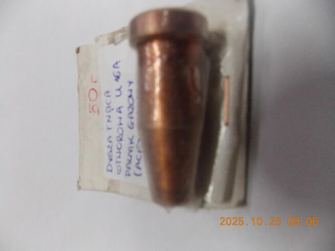 Dysza do cięcia otworowa U16A nr 2 do palników PERUN