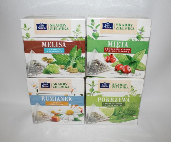 Herbata ziołowa Lord Nelson mięta melisa ruminek i bukiet
