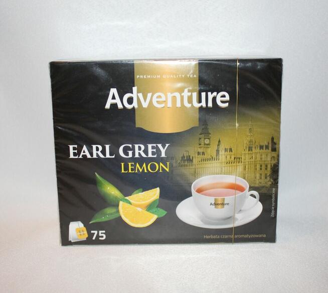 Herbata Westminster earl grey o smaku cytrynowym 75 torebek