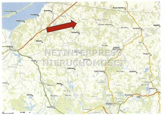 Powierzchnia biurowa Piotrowiec gm. Pieniężno