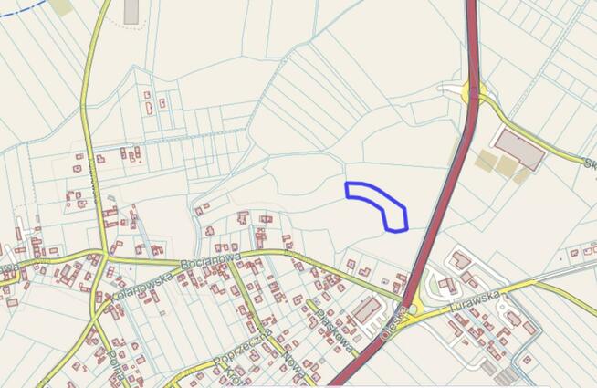 Działka usługowa Zawada gm. Turawa, Oleska