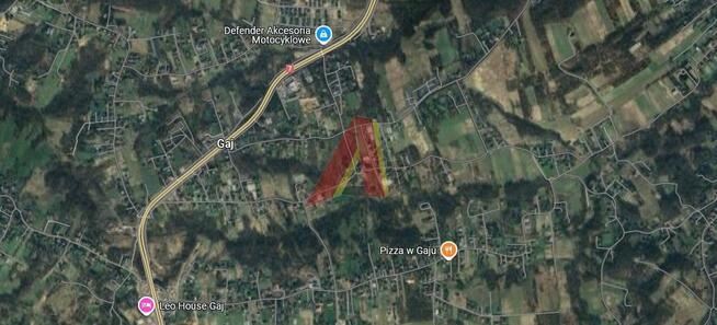 Działka budowlana Gaj gm. Mogilany, Parkowa