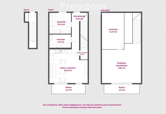 Dwupoziomowe mieszkanie z balkonami w Brzesku!