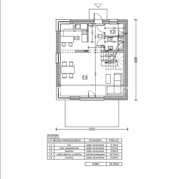 Dom Rączna gm. Liszki
