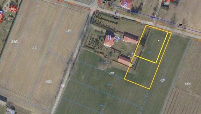 Działka budowlana Maszki K. Wojciechowa gm. Wojciechów,