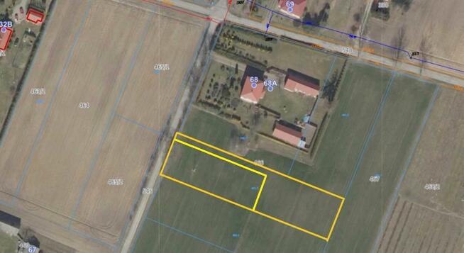 Działka budowlana Maszki K. Wojciechowa gm. Wojciechów,