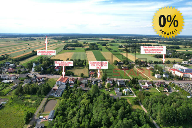 Działka budowlana Obryte,