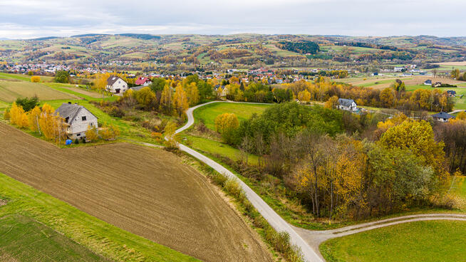 Działka budowlana widokowa Bobowa 15 ar !