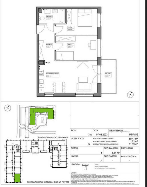 Piękne mieszkanie 3pokojowe z balkonem w centrum Wrocławia
