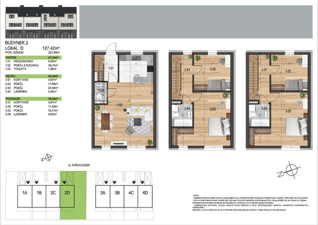 Dom w zabudowie szeregowej/cicha/zielona okolica/blisko Wrocławia/Iwiny