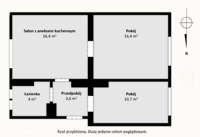 3-pokojowe mieszkanie51m2po remoncie w Śródmieściu