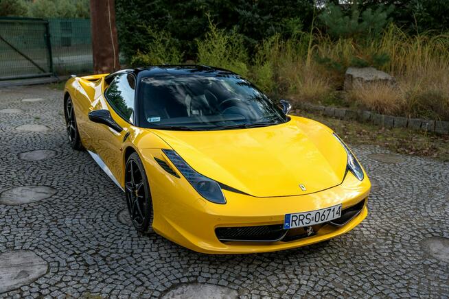 Ferrari 458 Italia 4.5 V8 569HP / Pakiet Carbon / Niski przebieg / Giallo Modena
