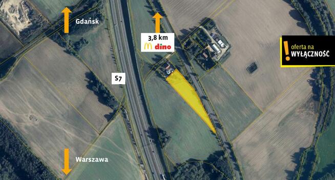 Działka budowlana Nowa Wieś gm. Pasłęk,