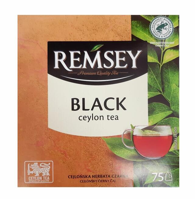 Herbata Remsey 75 t. z nutą cytryny earl grey strong english
