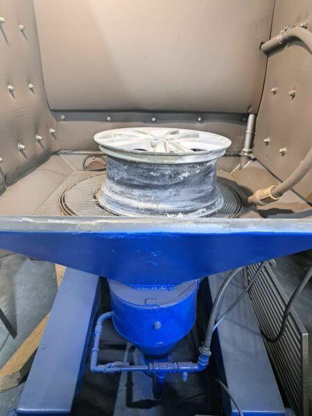 Kompletny zestaw do szkiełkowania i śrutowania