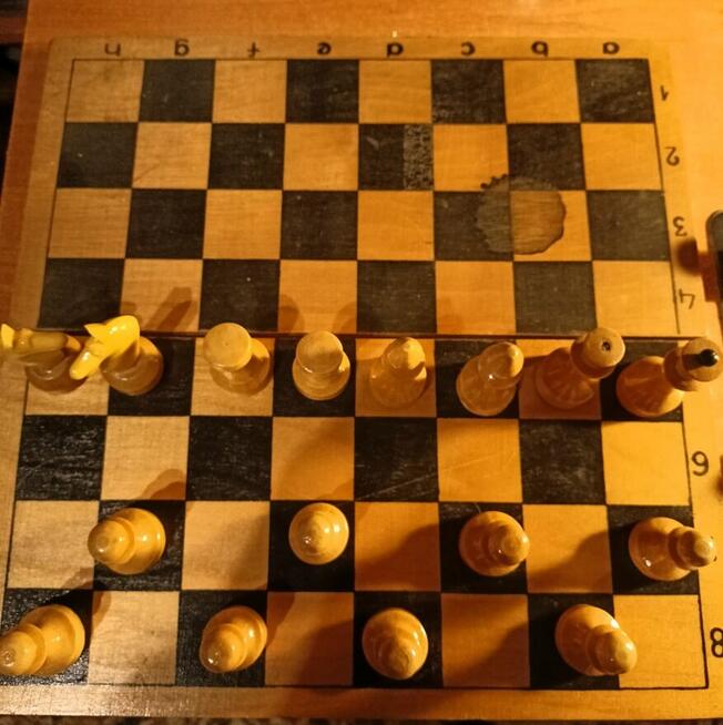 Radziecki zabytkowy zestaw szachowy Rosyjskie szachy