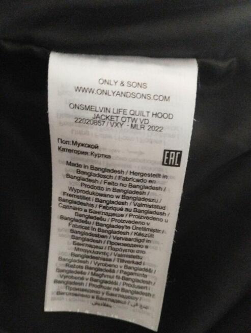 Kurtka zimowa only & sons