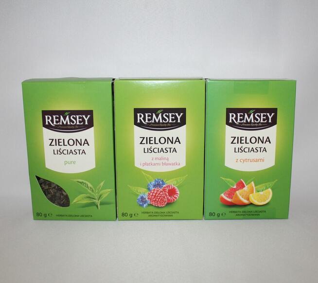 Herbata zielona Remsey o smaku mango i ananas 20 t.