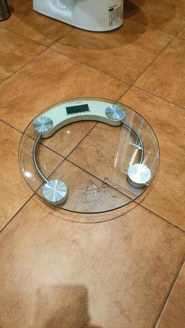 Waga łazienkowa szklana elektroniczna