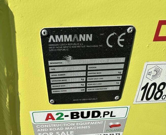 WALEC DROGOWY MARKI AMMANN AV130X