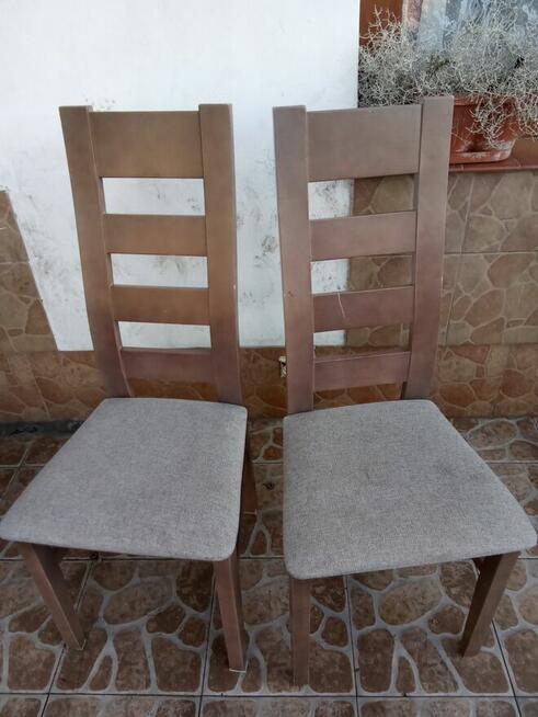 Sprzedam Krzesła Pokojowe Dwa Sztuki Okazja Polecam