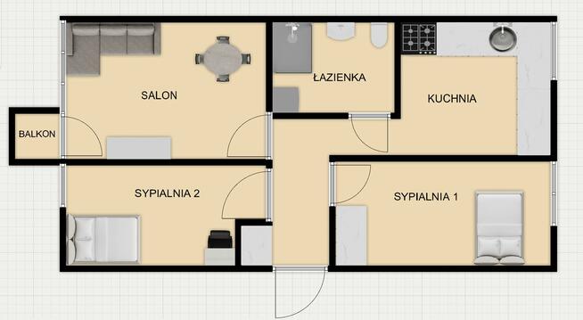 Centrum, 3-pokoje z balkonem, osobna kuchnia, 2 piwnice