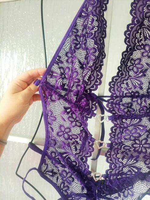 Skąpe koronkowe body, XL