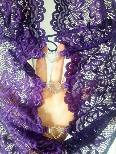 Skąpe koronkowe body, XL