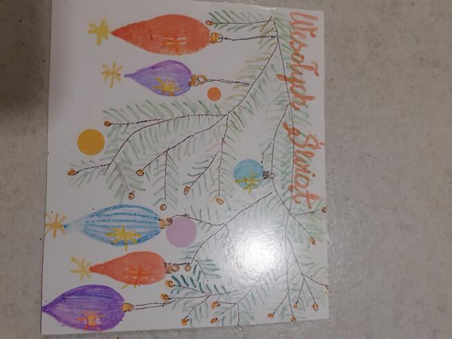 Karty Bożonarodzeniowe ręcznie robione tanio sprzedam