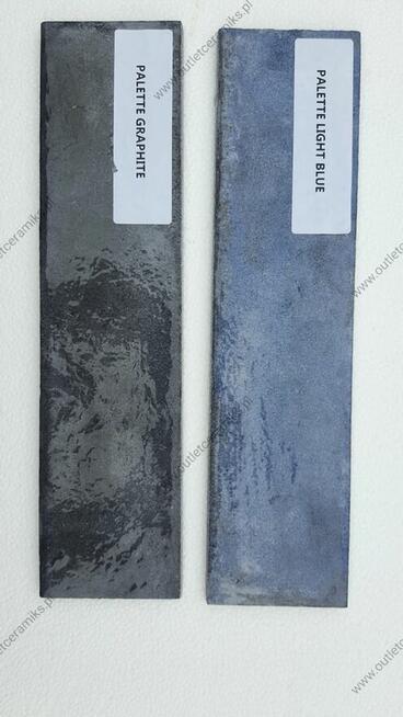 Płytki ścienne szkliwione cegiełki 30x7 Palette grafit gat.1