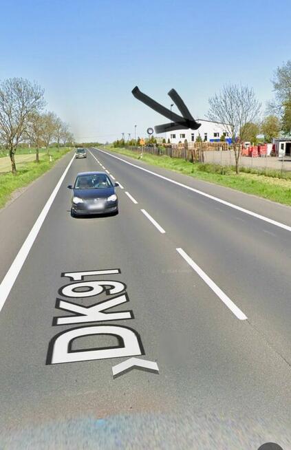 Wynajmę działkę przy głównej drodze DK 91