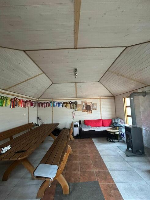 Domek 5 x 5 drewniany ocieplany w całości z podłogą całorocz