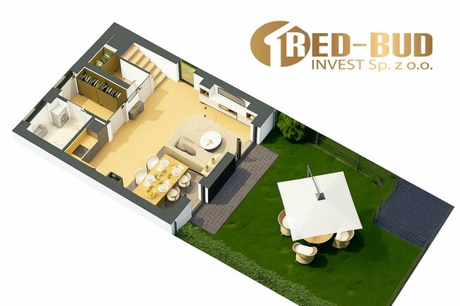 NOWE SZEREGI 69 m2 Bezczynszowe, Parking, Fotowoltaika, Ogró