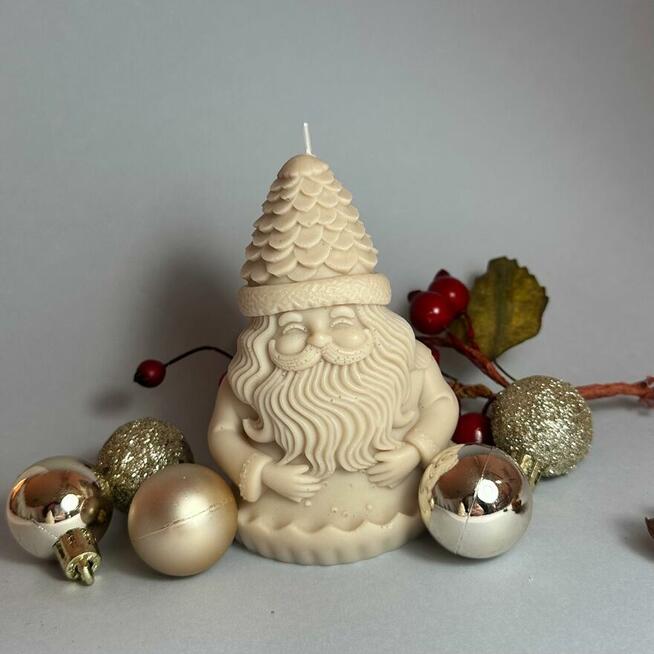 Świeca sojowa Mikołaj