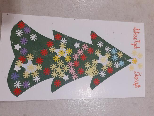 Karty Bożonarodzeniowe ręcznie robione tanio sprzedam