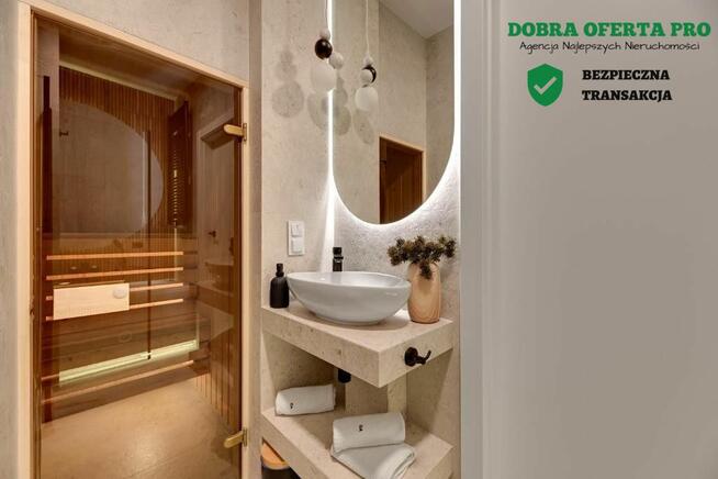 Nowoczesny apartament z sauną i 2 miejscami