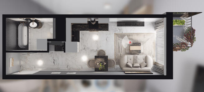 Nowe mieszkanie > CENTRUM > 26,12 m2