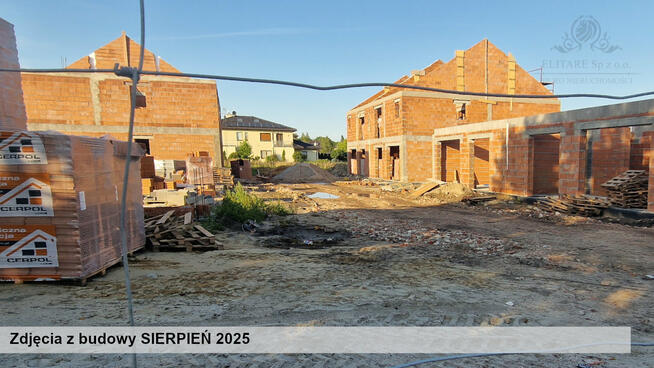 Dom w zab. bliźniaczej 105,27m2 z garżem i z pompą ciepła/Iwiny, Brochów