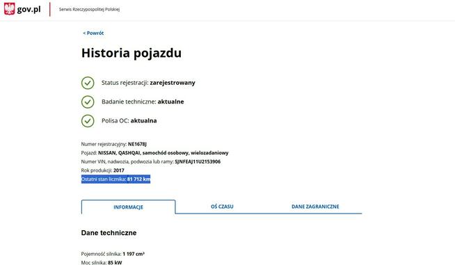 Nissan Qashqai Benzyna Salon Polska Zarejestrowany Ubezpieczony