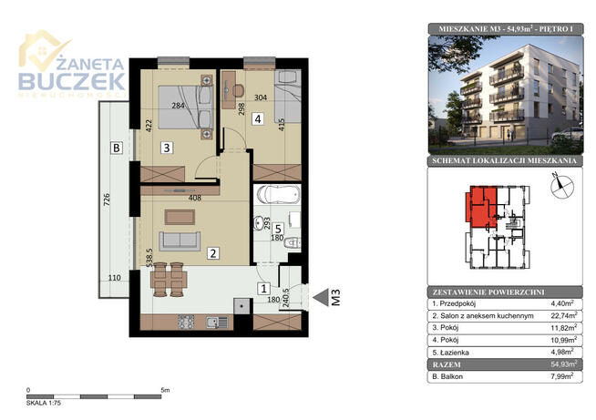 Mieszkanie Sochaczew, 15 Sierpnia