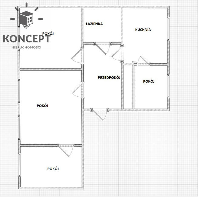 4-pokojowe przestronne mieszkanie | 650 m od Placu Grunwaldzkiego