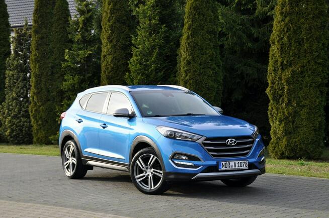 Hyundai Tucson 1.6T(177KM)*99tyś.km*Led*Navi*Kamera*Reling*Welur*I Wł*BLS*Alu19"ASO