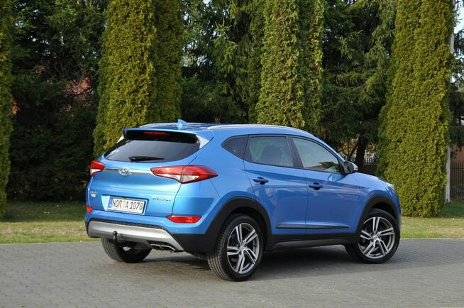 Hyundai Tucson 1.6T(177KM)*99tyś.km*Led*Navi*Kamera*Reling*Welur*I Wł*BLS*Alu19"ASO