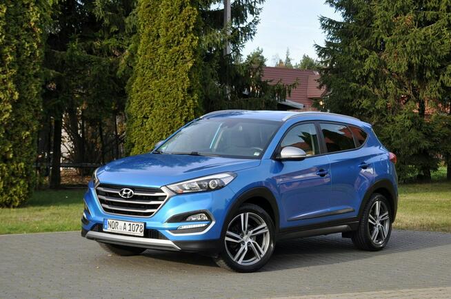Hyundai Tucson 1.6T(177KM)*99tyś.km*Led*Navi*Kamera*Reling*Welur*I Wł*BLS*Alu19"ASO